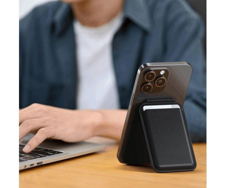 Tarjetero Magnético De Cuero Compatible Con Magsafe iPhone-2