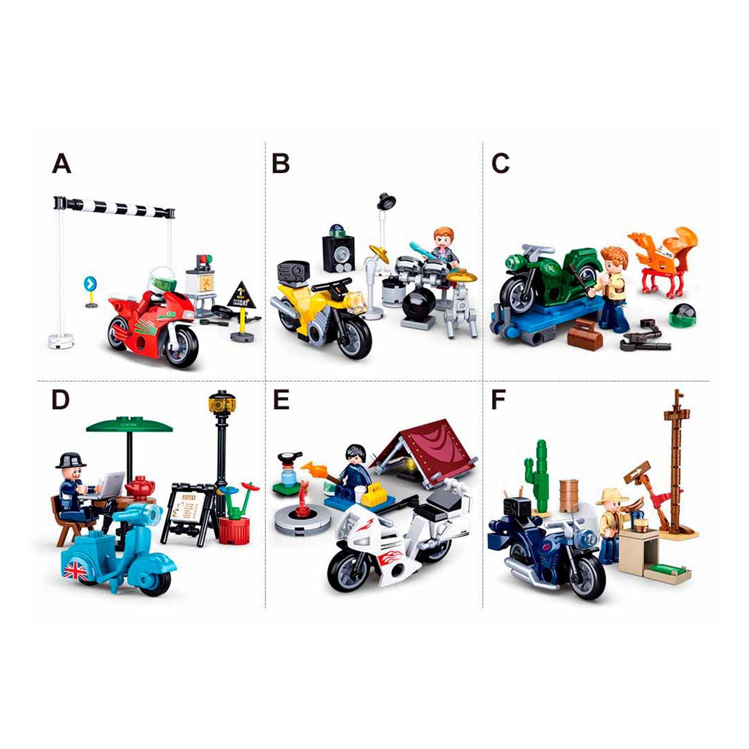 Pack 12 Motocicletas (Armables de 796 piezas)-3