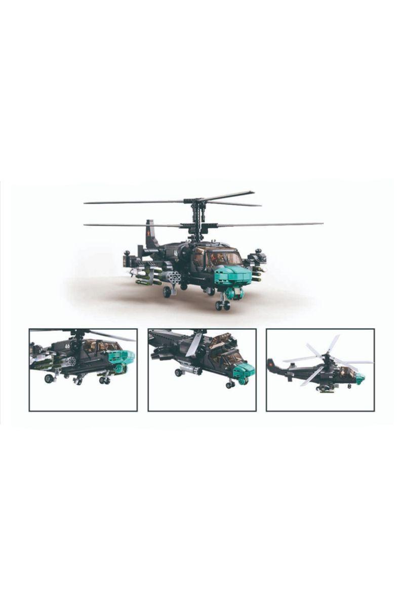Helicóptero Militar, KA-52S, Escala 1/35, Armable, 913 Piezas-2