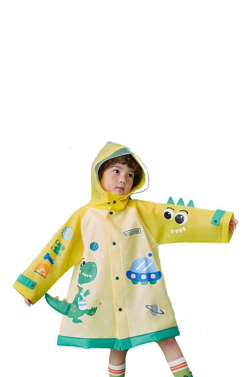 Capa Impermeable Tibur n Azul para ni os y ni as-0