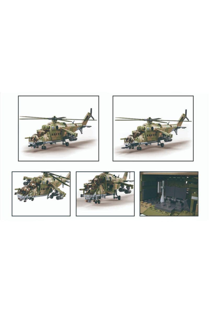 Helicóptero Militar, MI-24S, Escala 1/35, Armable, 893 Piezas-2