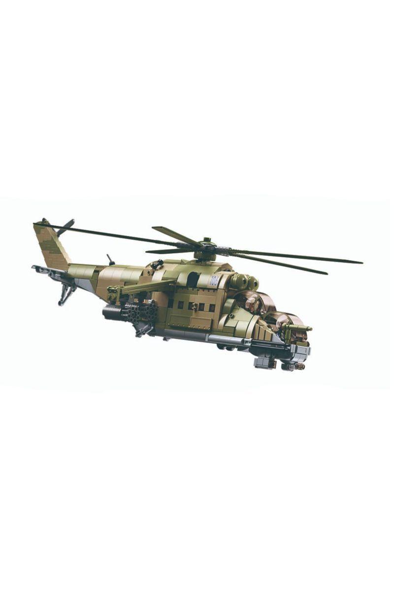 Helicóptero Militar, MI-24S, Escala 1/35, Armable, 893 Piezas-3