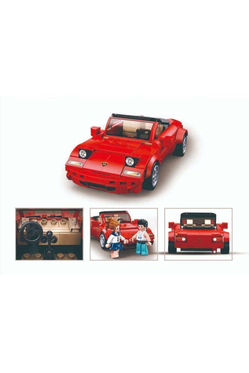 Auto Deportivo Descapotable, Armable, 264 Piezas-2