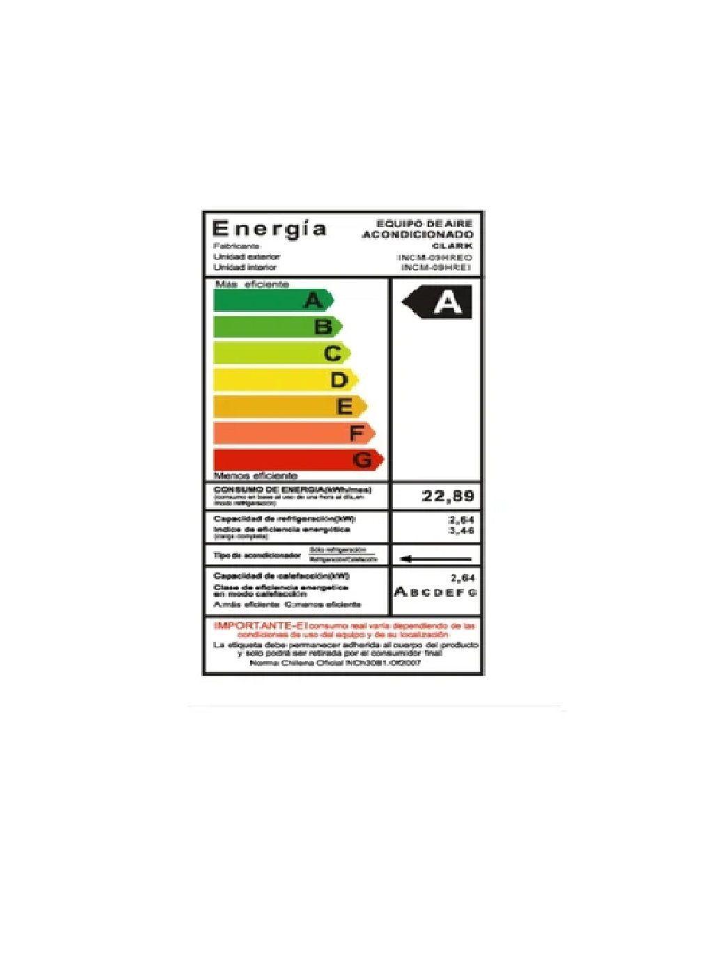 Aire Acondicionado Split Muro 9000 BTU Convencional-4