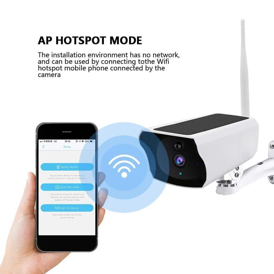 Cámara Ip Wifi Energia Solar 4g-1