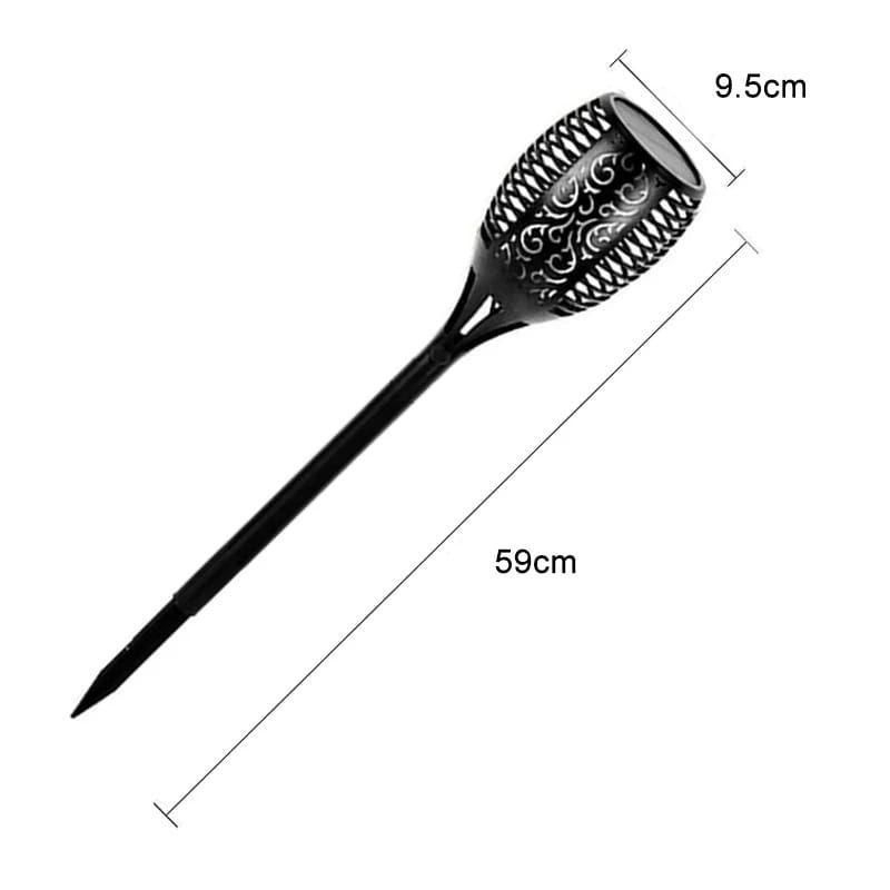 Estaca Solar de Jardín Diseño Antorcha-2