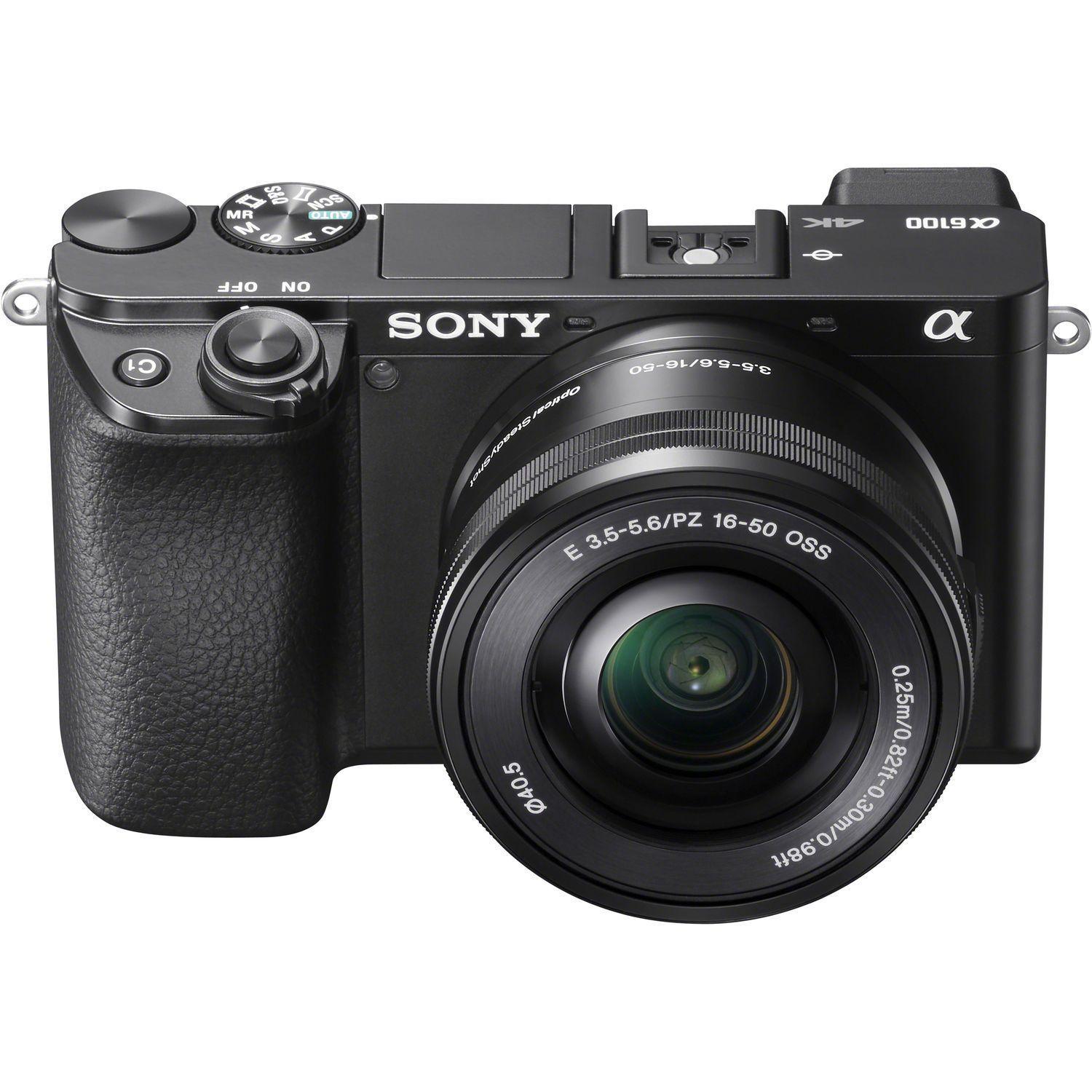 Cámara Sony A6100 + Lentes 16-50mm y 55-210mm-1