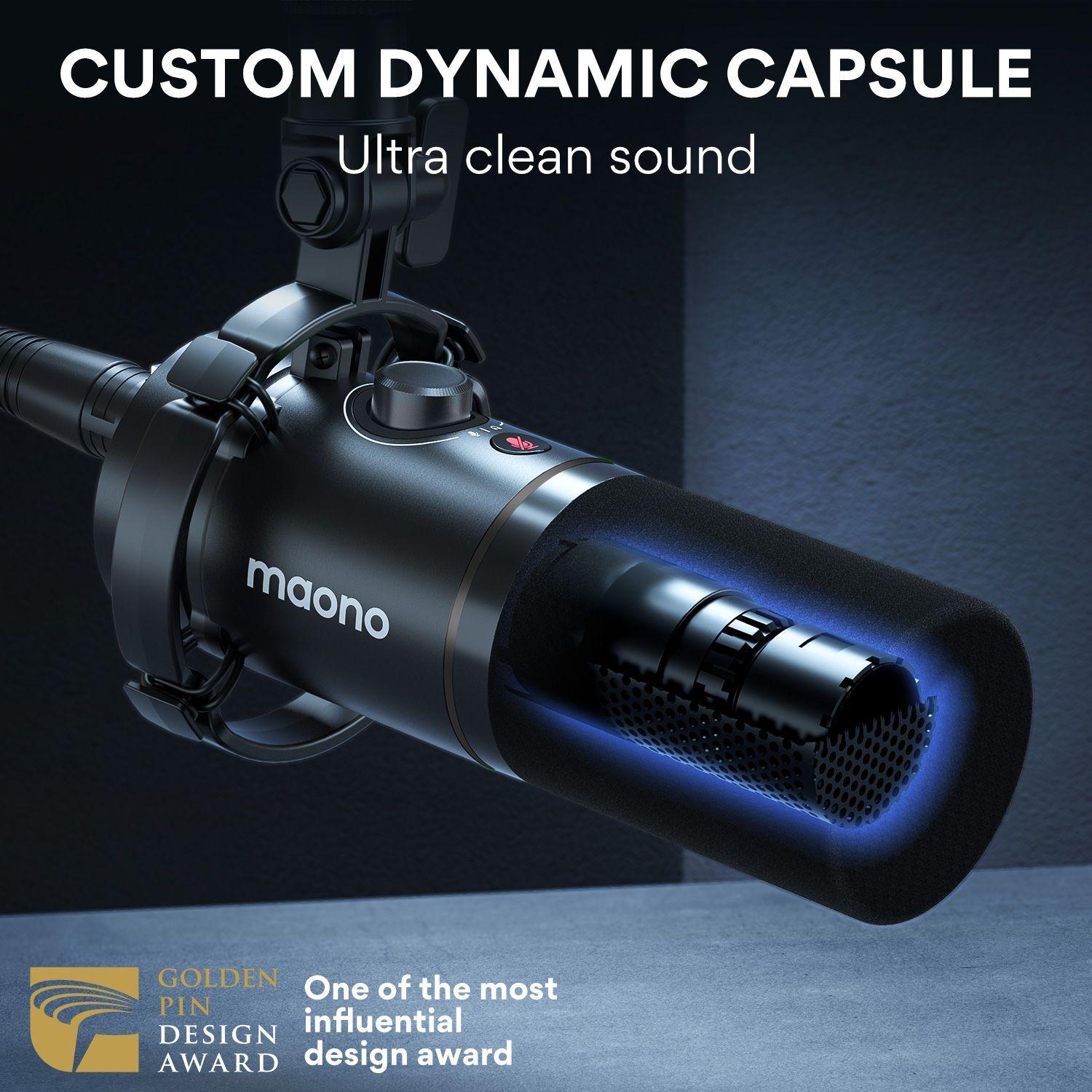Micrófono Profesional Maono Pd200x Para Podcast Xlr - Usb-c-5