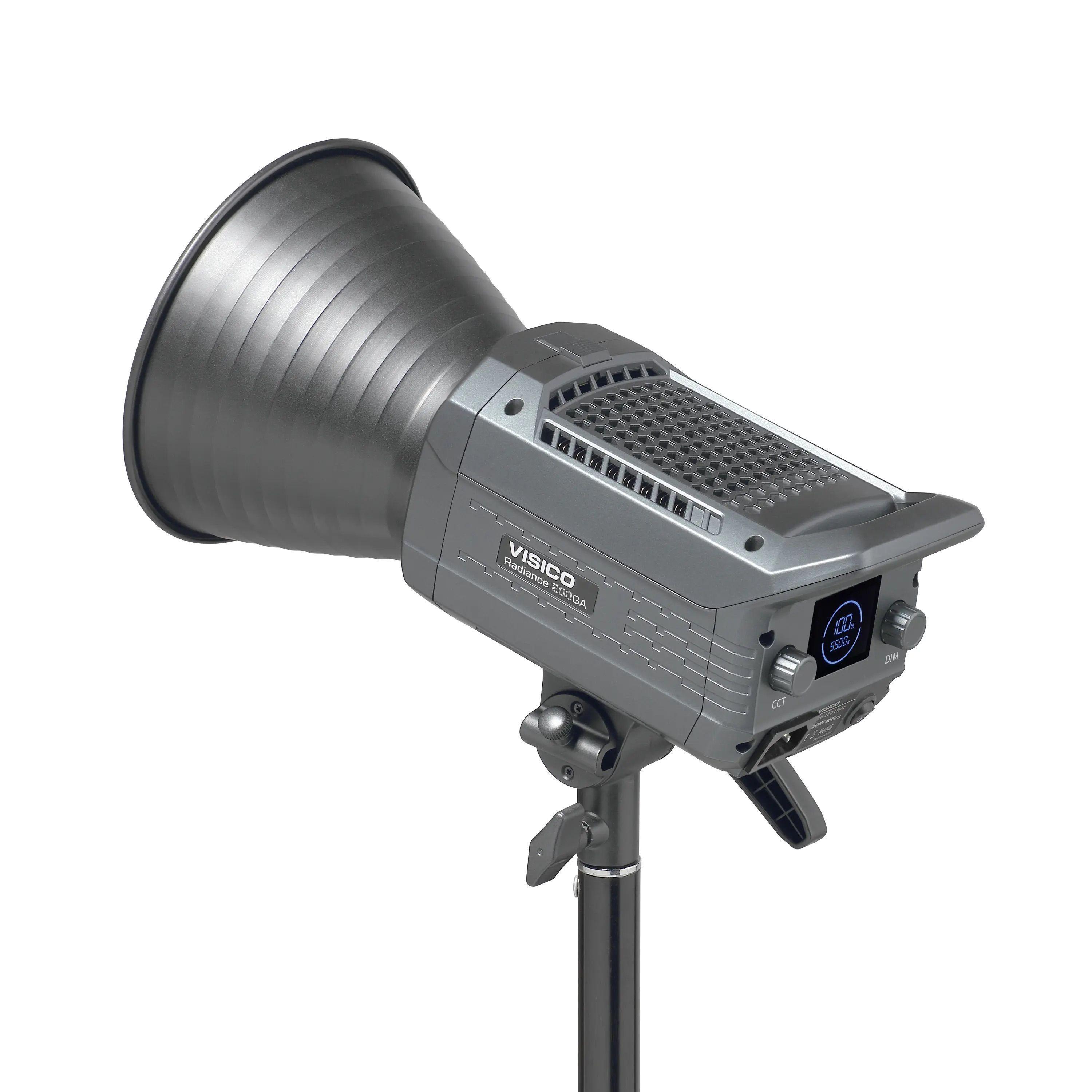 Cañón Led Visico LED-200GA 2700K a 6500K Bicolor-0