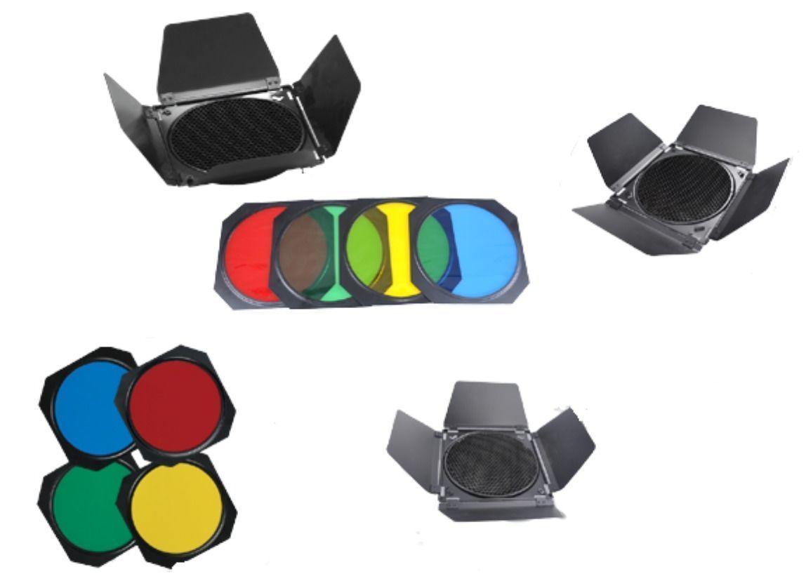 BarnDoor Visico BD-200 Con Geles De Colores-3