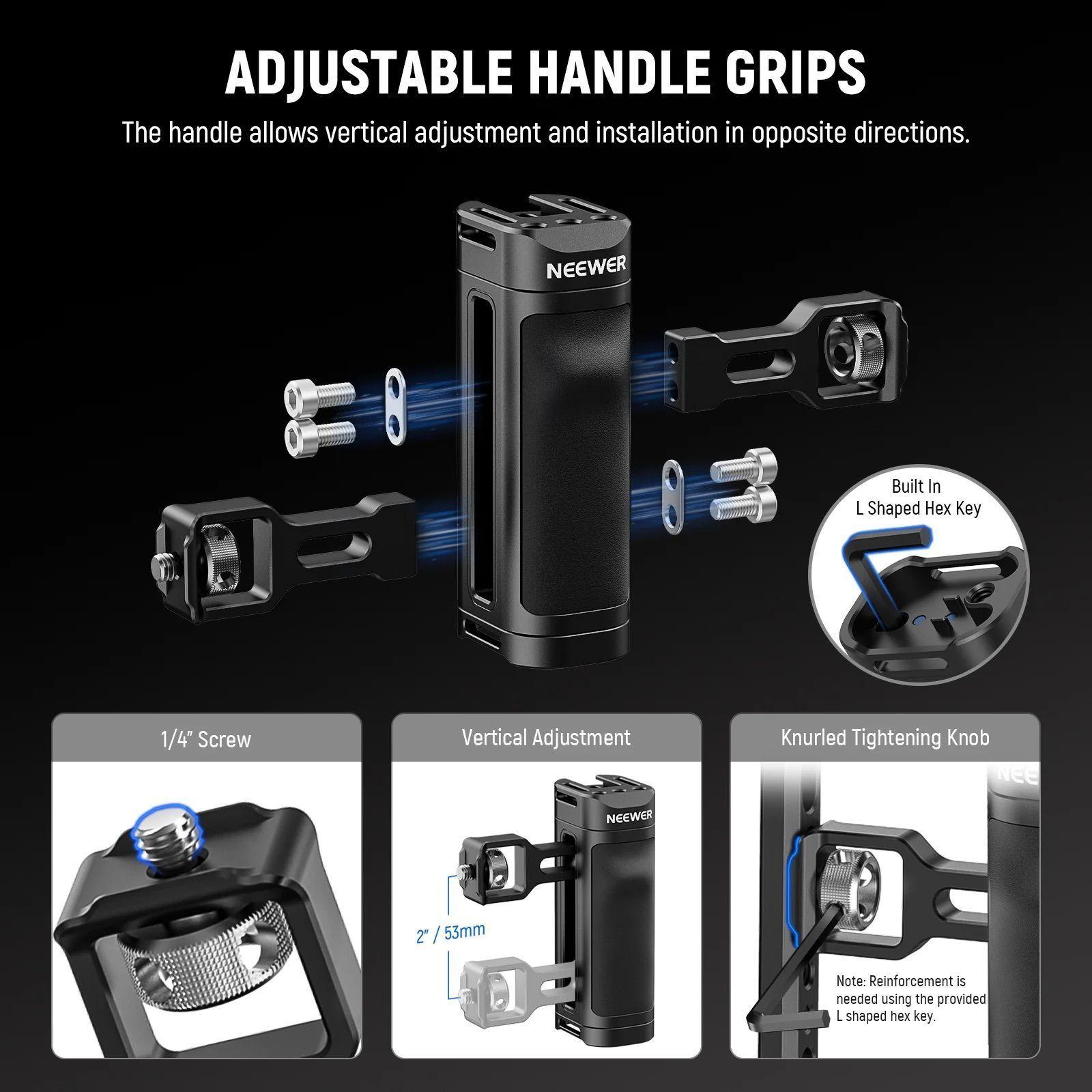 Soporte universal con jaula para teléfono Neewer PA009E-3