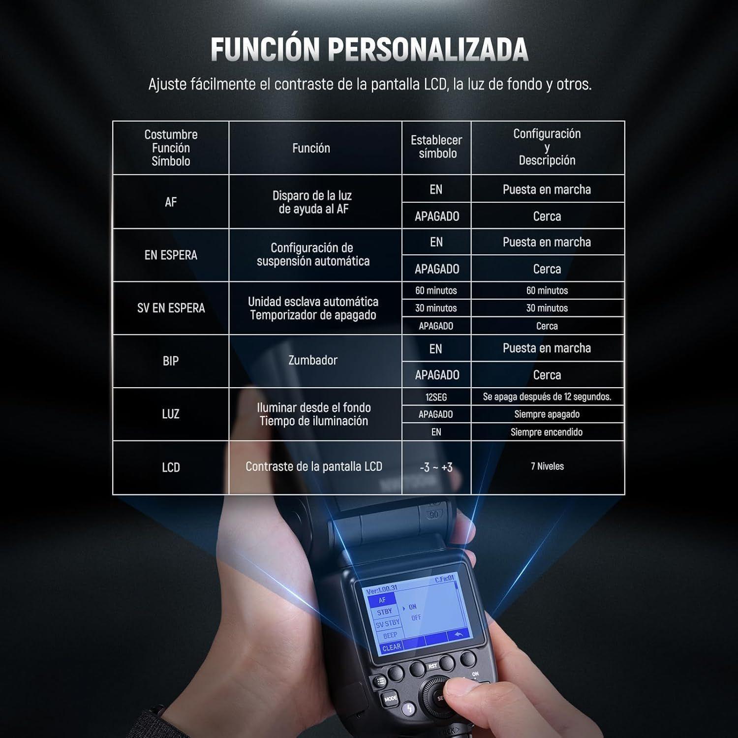 Flash Speedlite TTL Neewer NW700-C para Canon-2