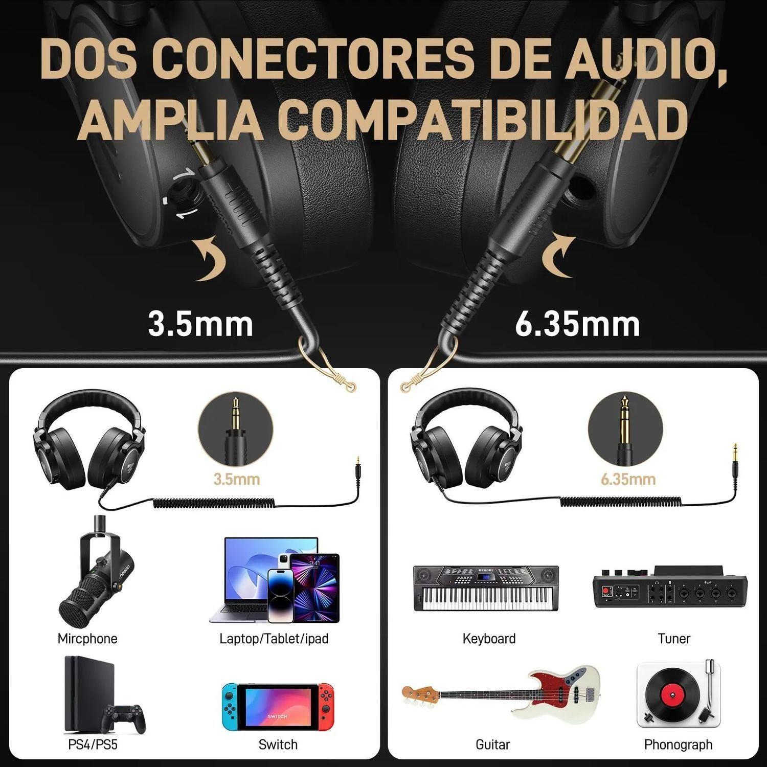 Audífonos de Estudio Maono MH700 para Monitoreo Profesional-5