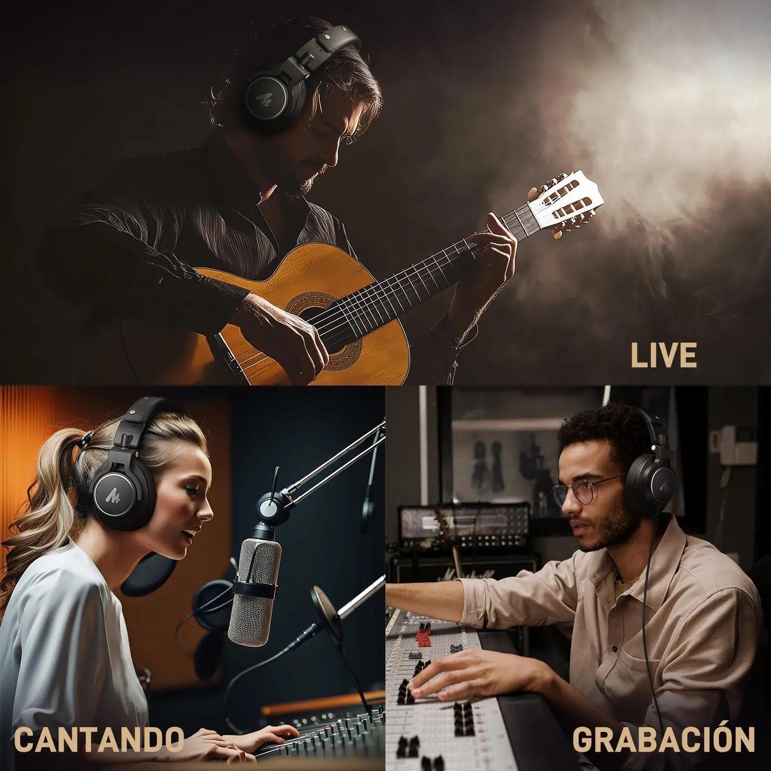 Audífonos de Estudio Maono MH700 para Monitoreo Profesional-7