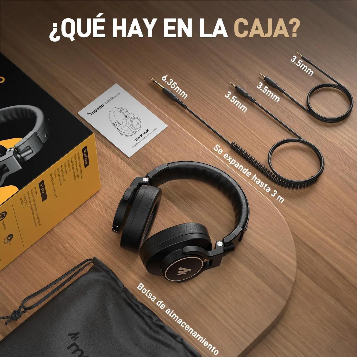 Audífonos de Estudio Maono MH700 para Monitoreo Profesional-8