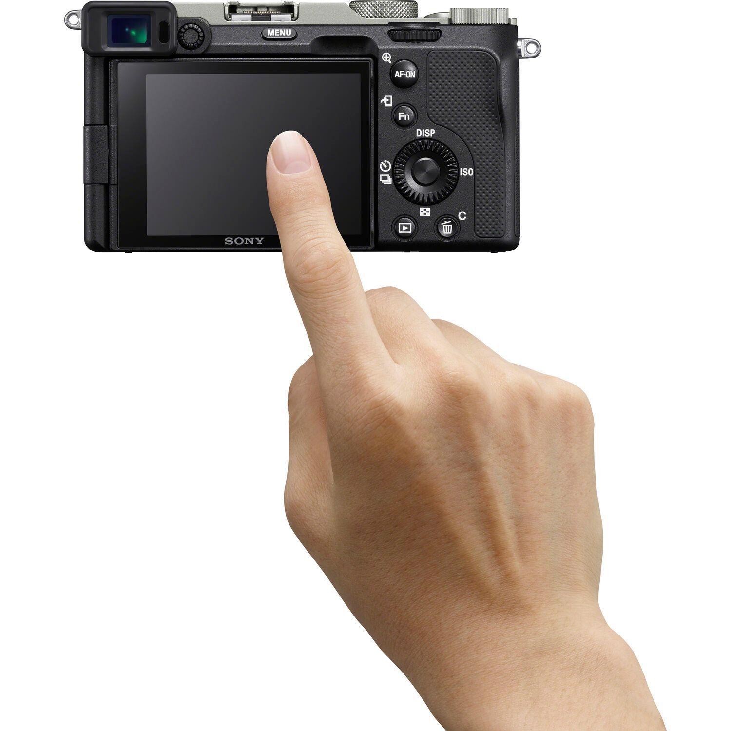 Cámara Mirrorless Sony A7C - Body Silver-8