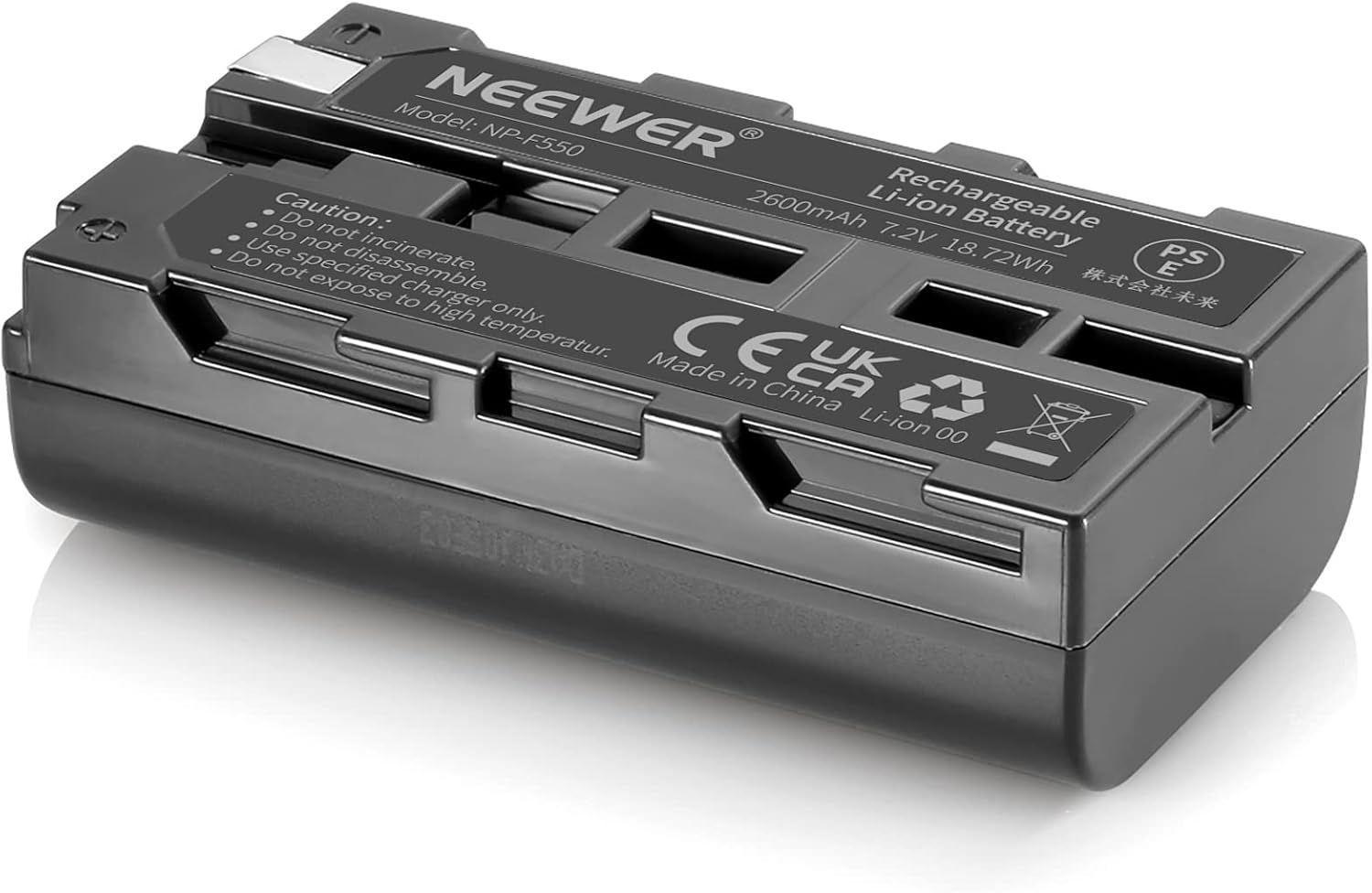 Batería de repuesto Neewer 2600mAh para Sony NP-F550/570/530-2