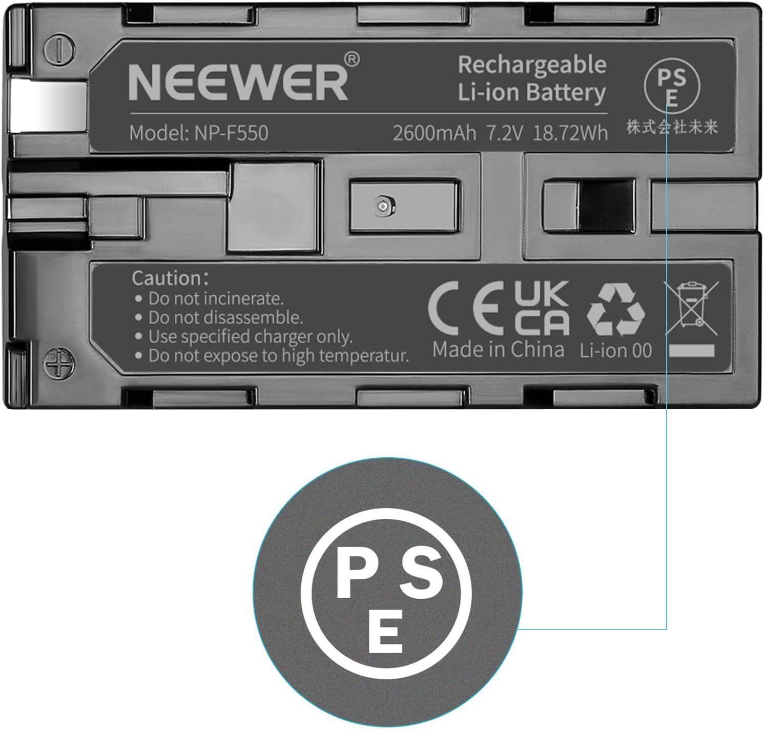 Batería de repuesto Neewer 2600mAh para Sony NP-F550/570/530-6