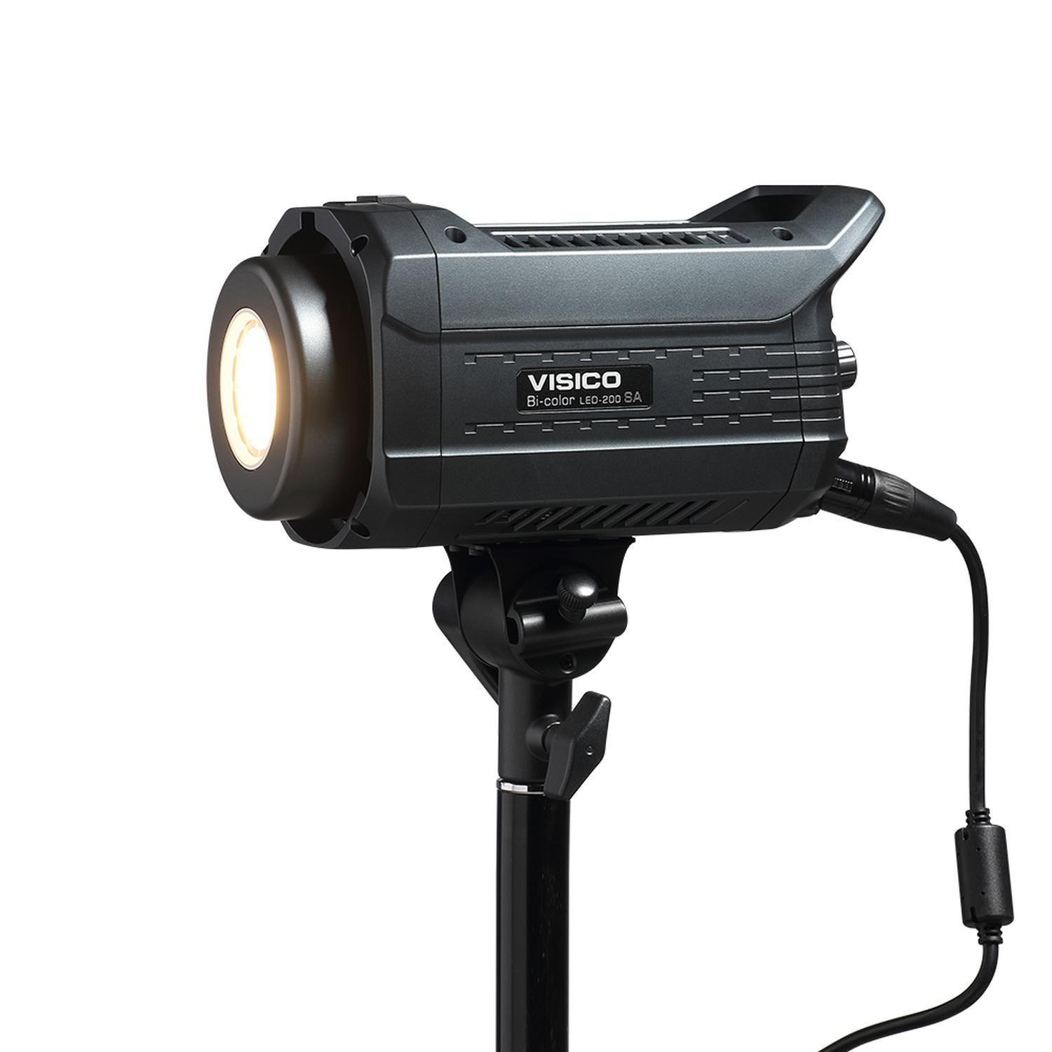 Cañon Led Visico LED-200SA 2700K a 6500K Bicolor-4