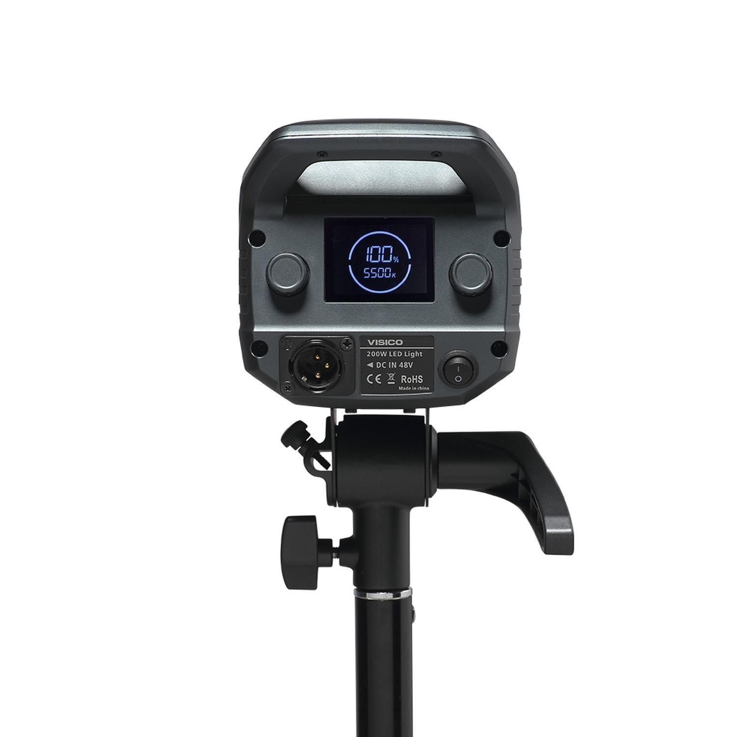 Cañon Led Visico LED-200SA 2700K a 6500K Bicolor-7