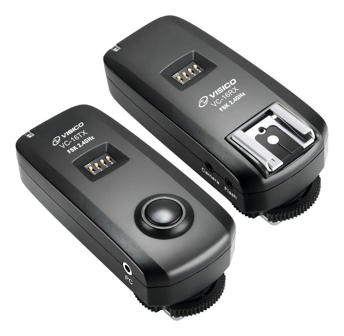 Trigger Transmisor + Receptor Visico VC - 16 Canon-5