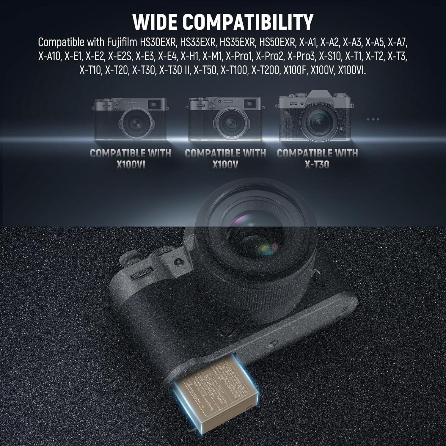 Batería Neewer TNP-W126 de 1050mAh para Fujifilm-7