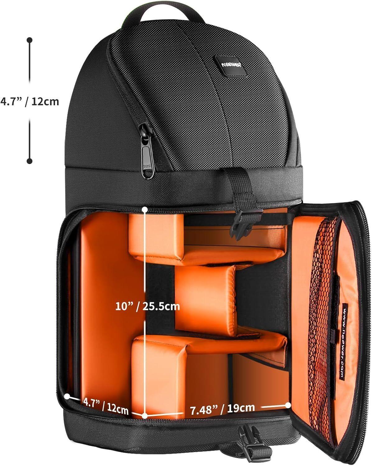 Mochila Bandolera para Cámara Neewer Negra-5