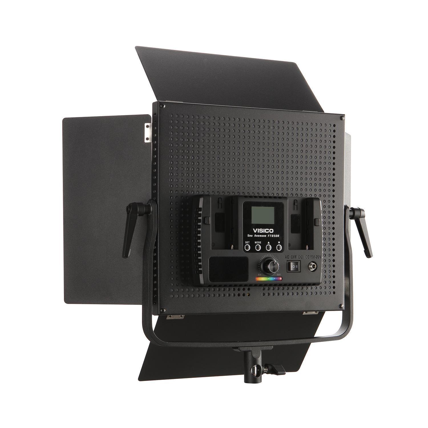 Panel Led Visico FT-650R RGB y Bicolor - Con fuente de poder-6