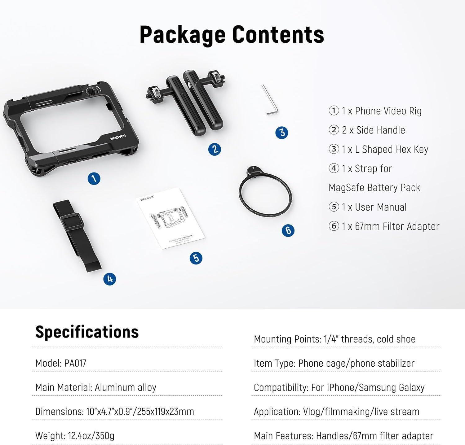 Rig Universal para Video con Smartphone Neewer PA017-2