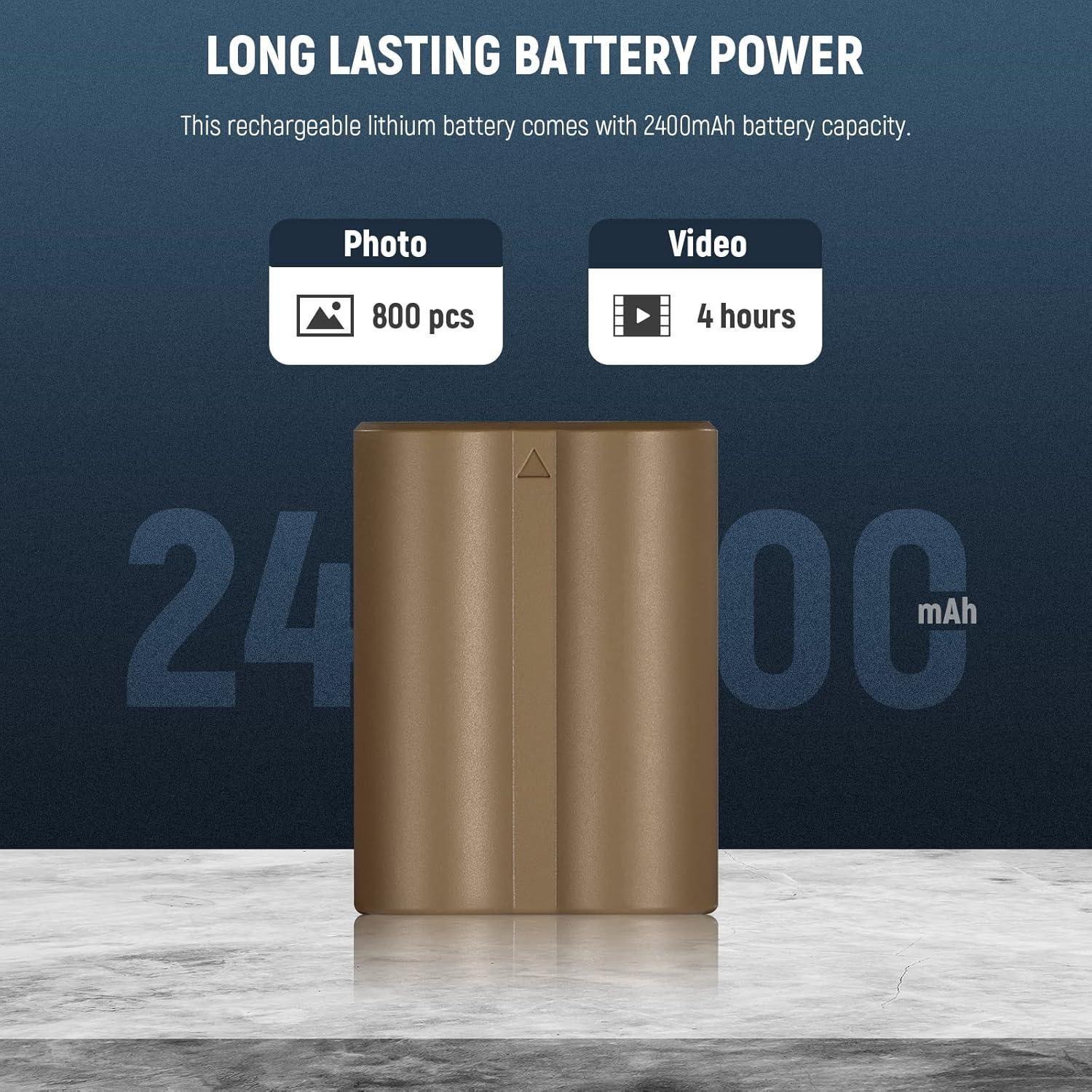 Bater a Neewer NP W235 2400mAh para Fujifilm-5