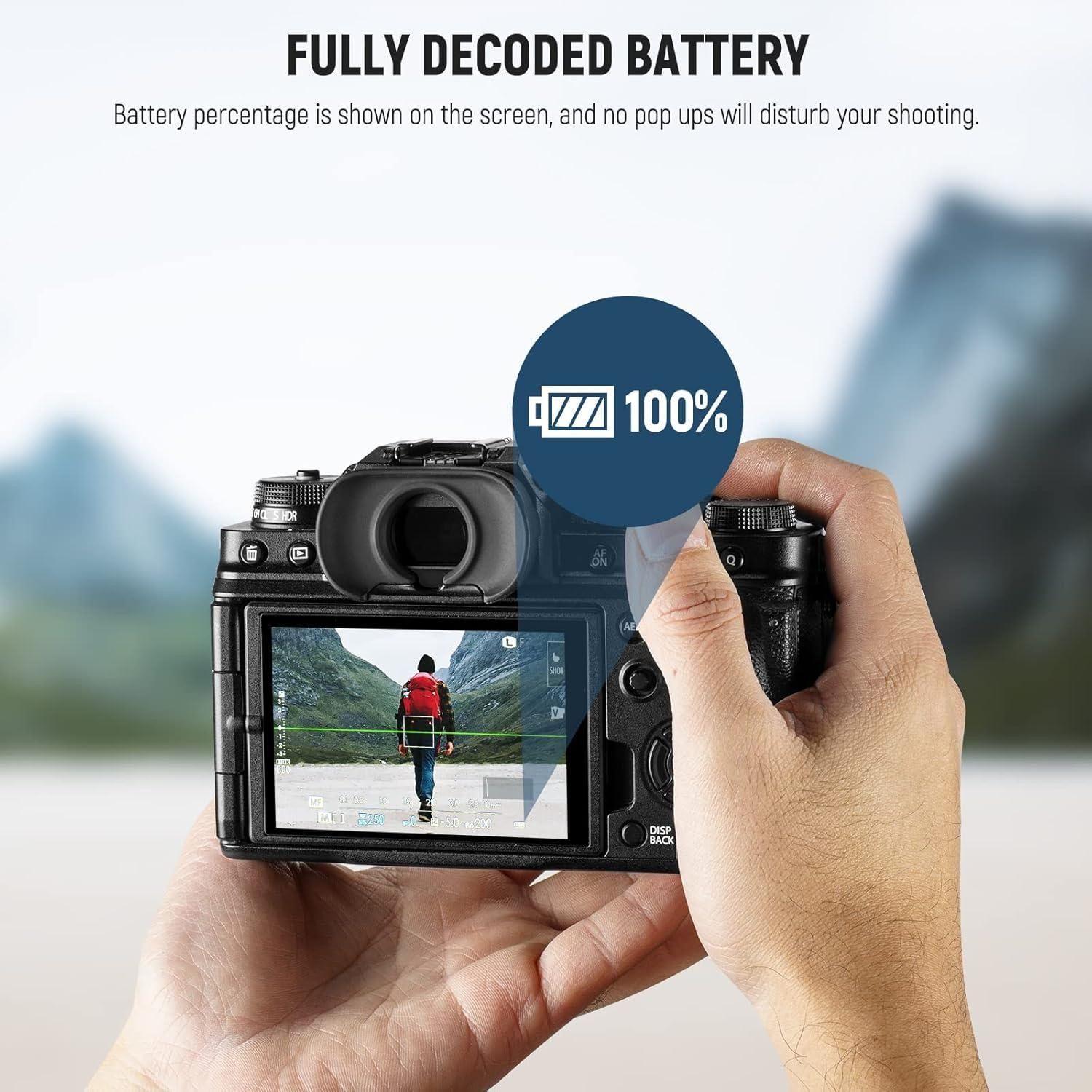 Bater a Neewer NP W235 2400mAh para Fujifilm-7