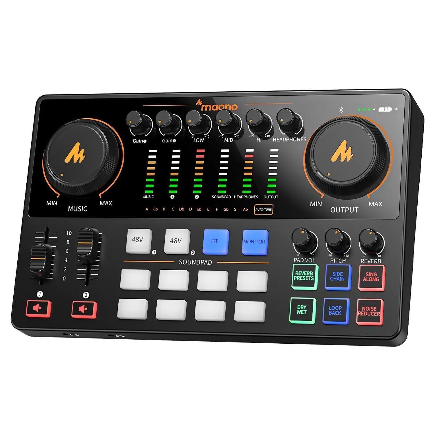 Interfaz de Audio Maonocaster AME2 Gen 2 para Podcasting-0