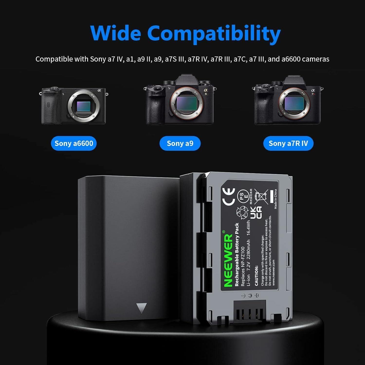 Batería de repuesto Neewer NP-FZ100 para Sony-6
