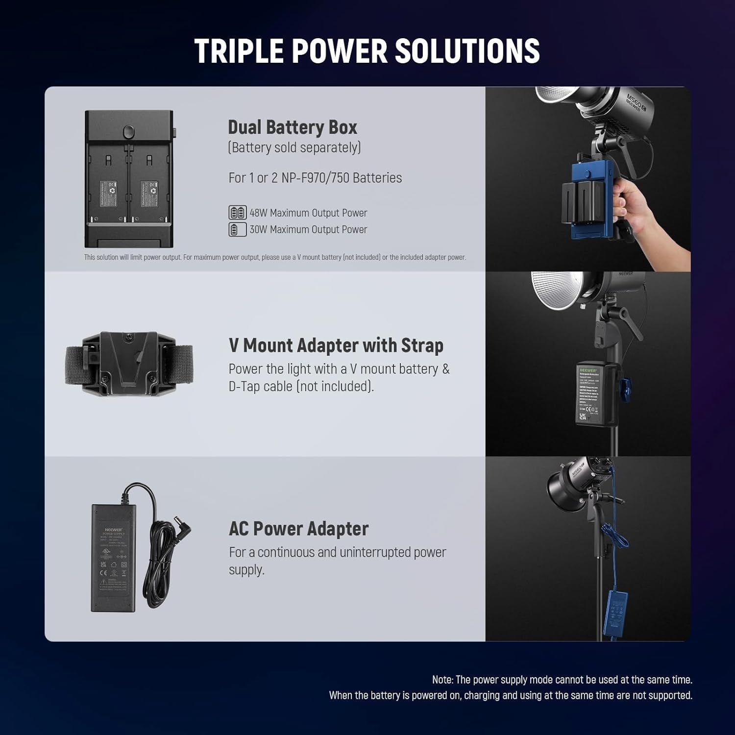 Foco de mano con luz LED RGB para video Neewer MS60C-6