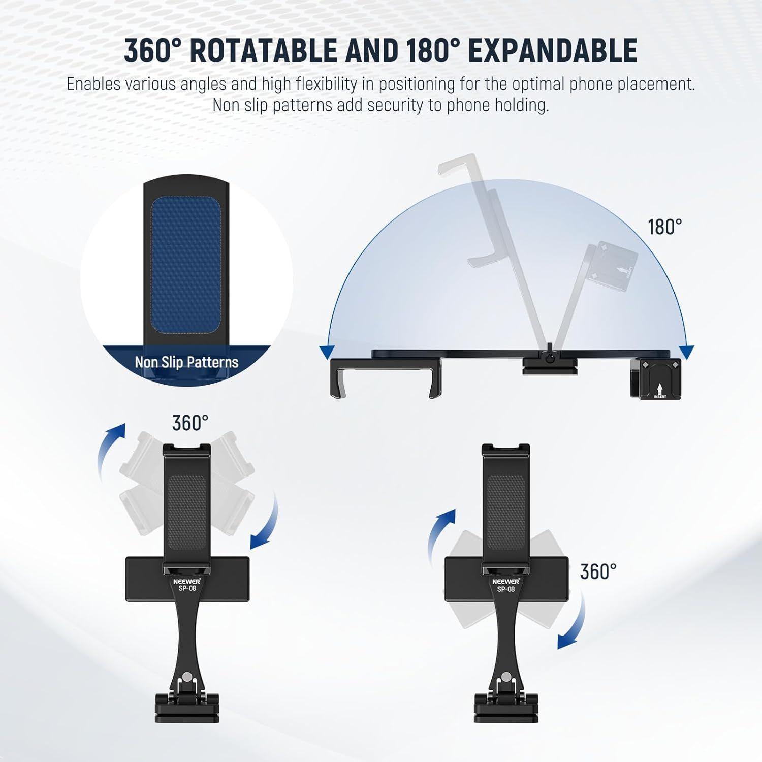 Soporte Trípode Neewer Metálico para celular-3