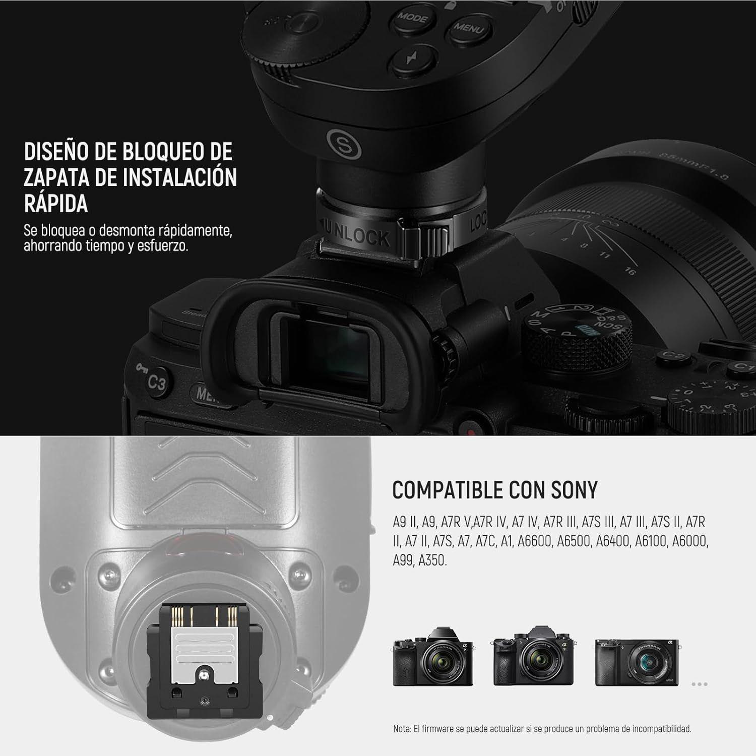 Trigger TTL Neewer QPRO-S para Flash Inalámbrico Sony-3