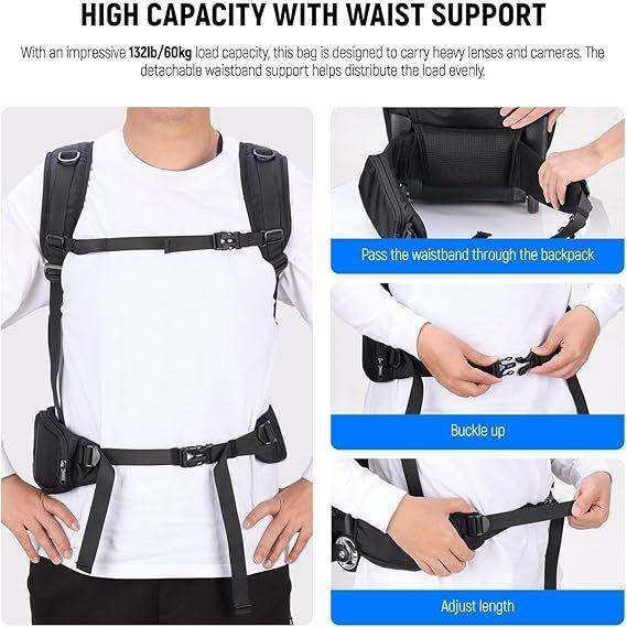 Bolso Trolley Convertible Neewer PB027 para Cámara-7