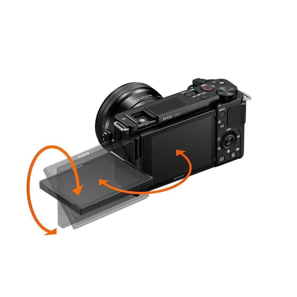 Cámara Mirrorless Sony ZV-E10 + Lente 16-50mm-4