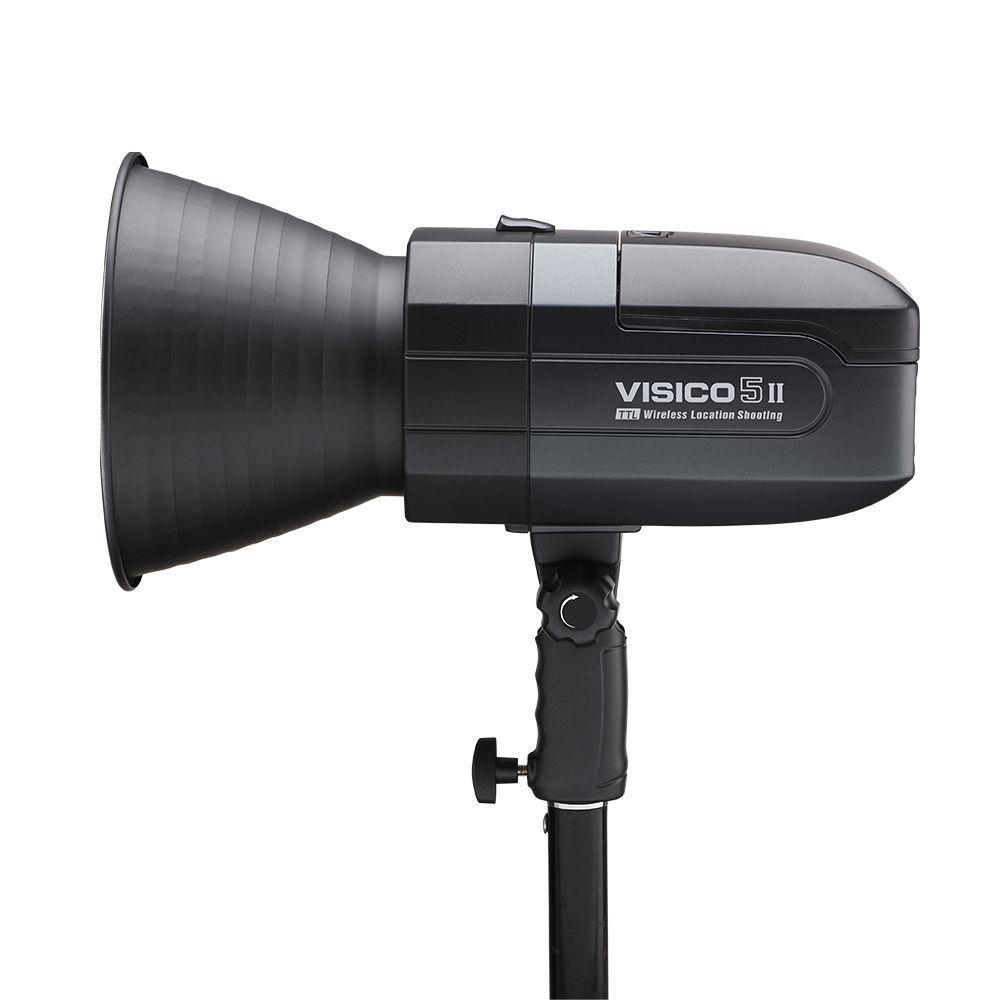 Flash De Estudio A Batería Visico 5 II 400W TTL Y HSS-5