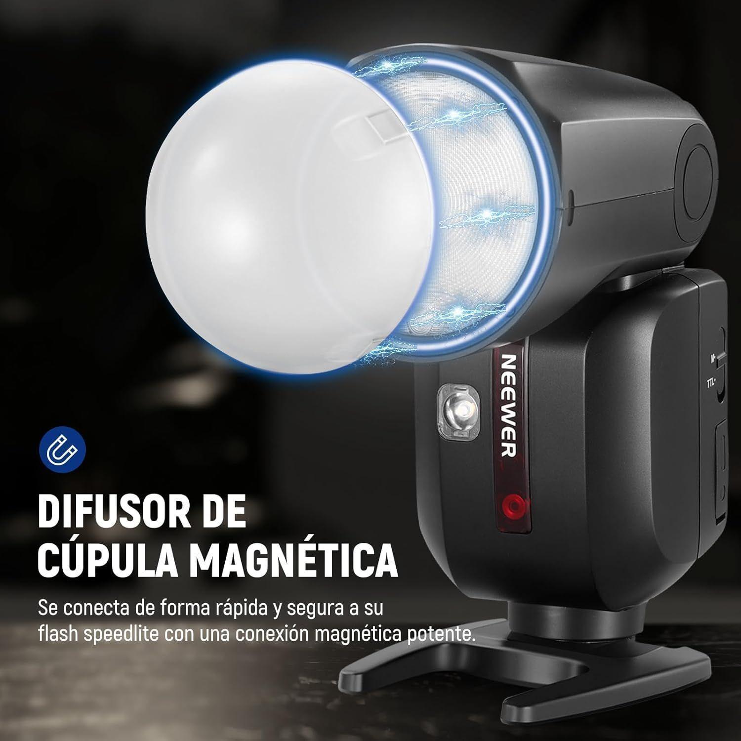 Flash Speedlite Neewer Z2-C TTL Cabezal Redondo para Canon-2