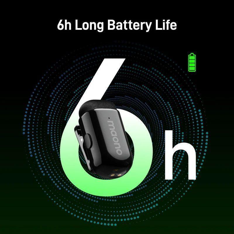 Micrófono Lavalier Maono Wave T1 Mini Doble USB-C-6