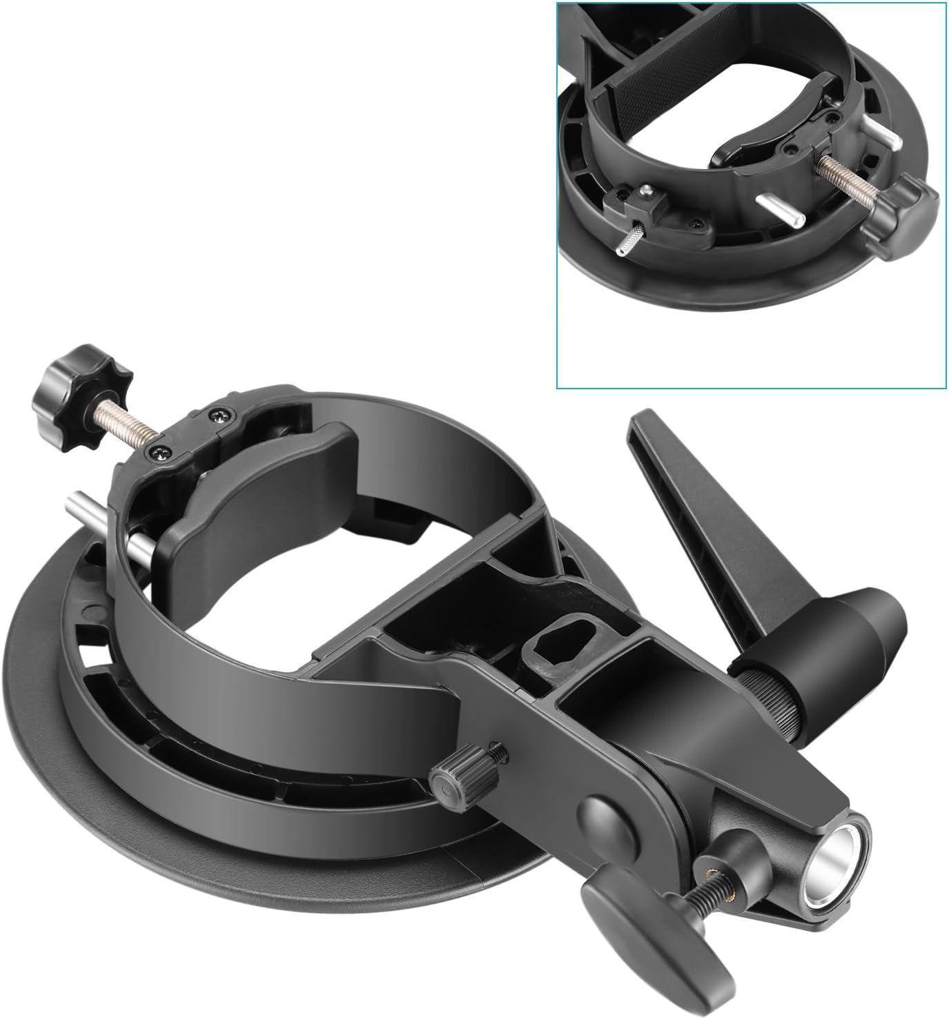 Soporte de montaje tipo S Neewer para flash Speedlite-5