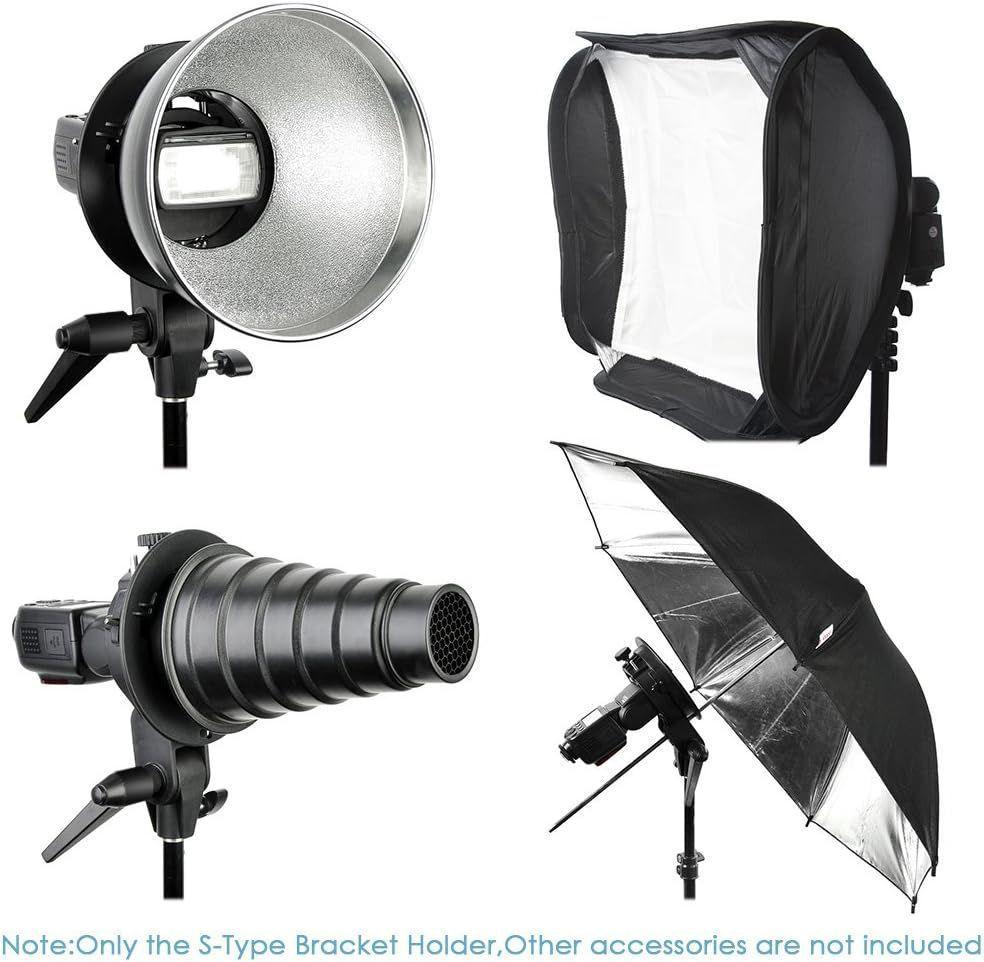 Soporte de montaje tipo S Neewer para flash Speedlite-7