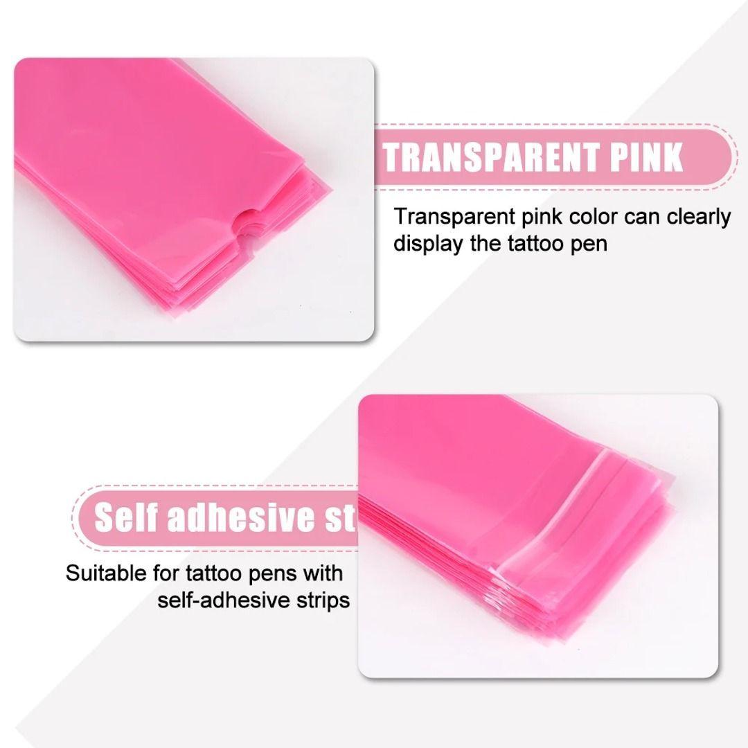 Fundas Desechables Para Maquinas Pen Tatuaje 100 U 18x6,5cm - Azul-2