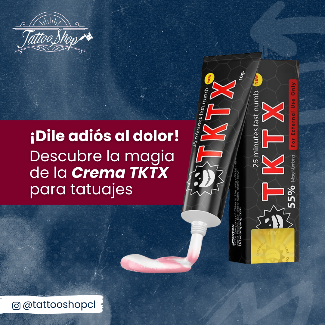 Crema TKTX para Tatuajes. Reduce el dolor un 56% - NEGRA-1