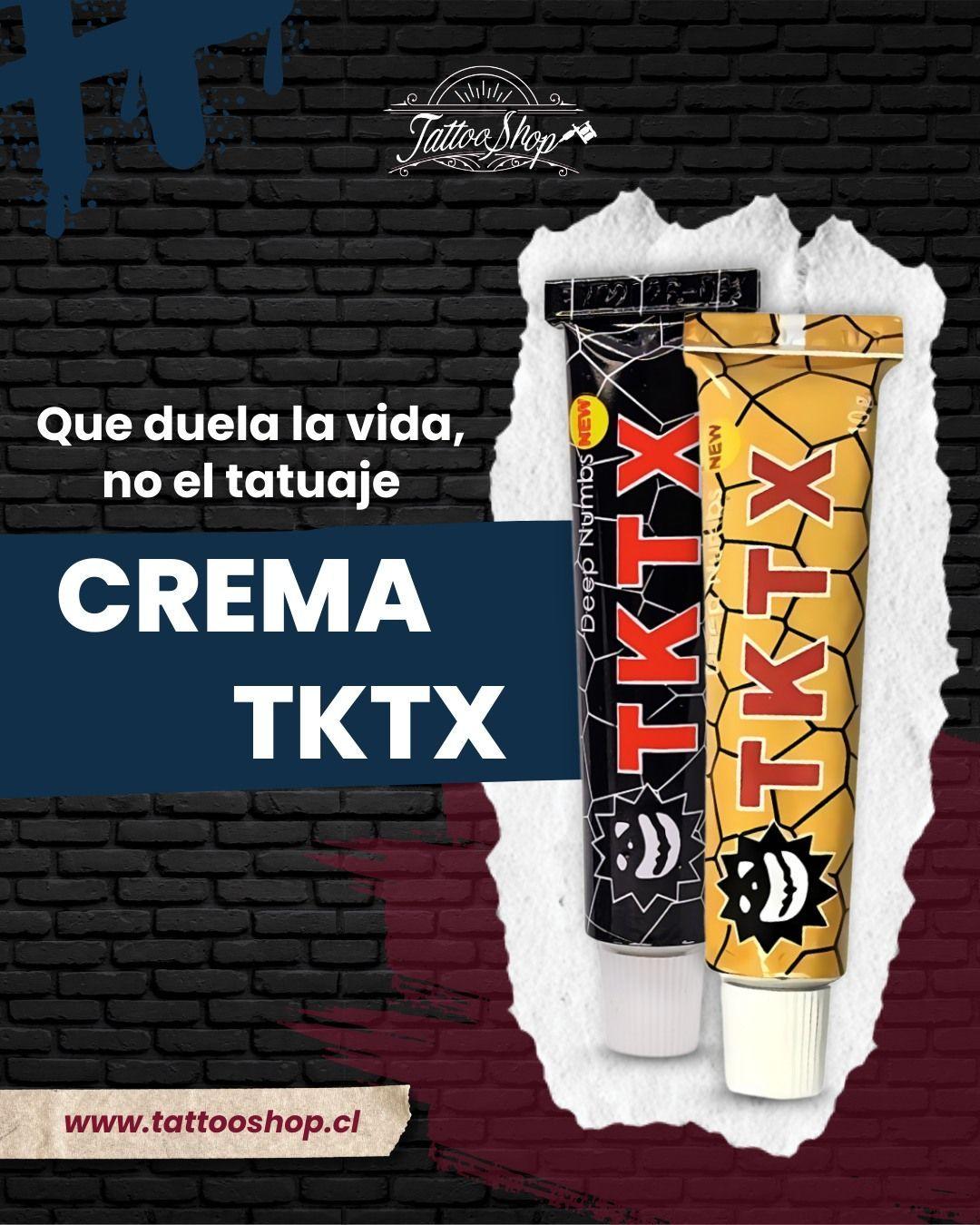 Crema TKTX para Tatuajes. Reduce el dolor un 56% - NEGRA-2