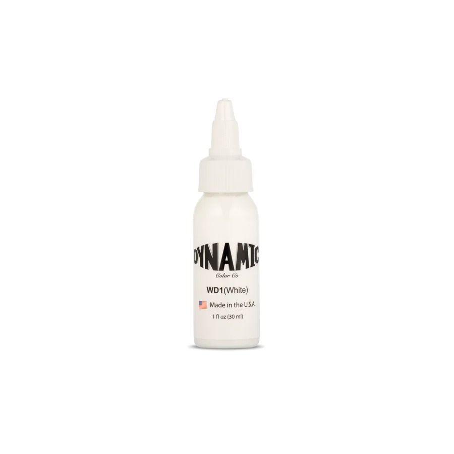 Tinta De Tatuaje Dynamic White Originales 1oz-0