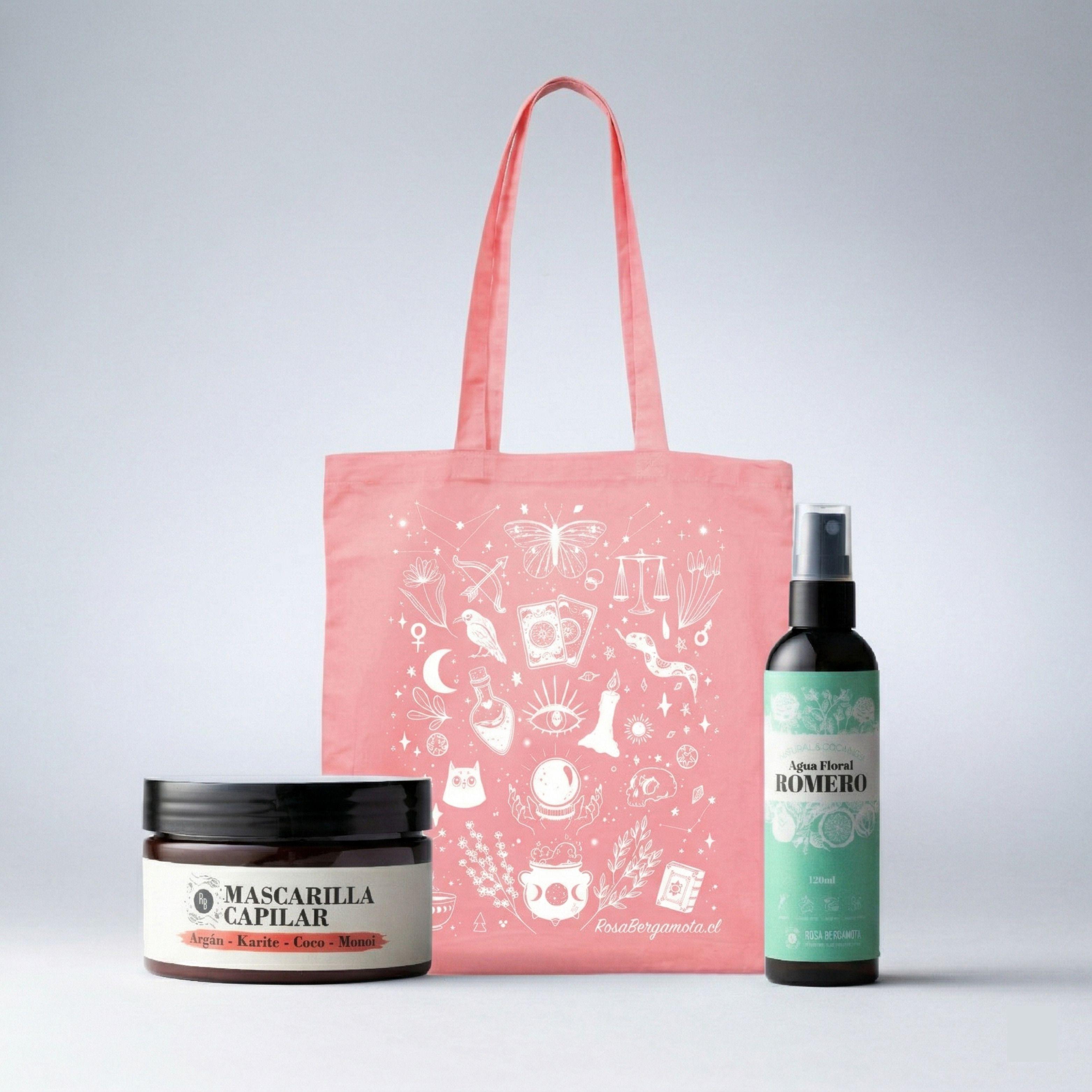 Pack Rosa Bergamota Mascarilla Capilar Agua de Romero-0