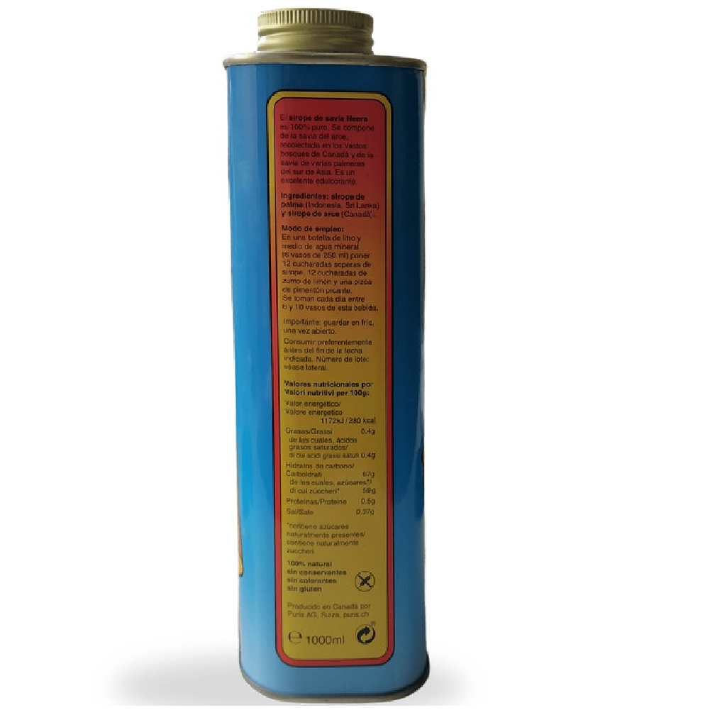 Jarabe de Arce y Palma 1000 mL Madal Bal-1