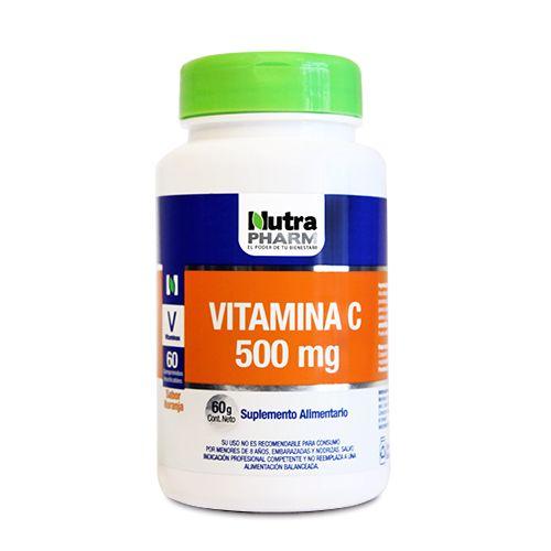 Vitamina C 500 mg x 60 Comprimidos Masticables – Nutrapharm-0